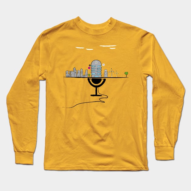 The Media Long Sleeve T-Shirt by downsign